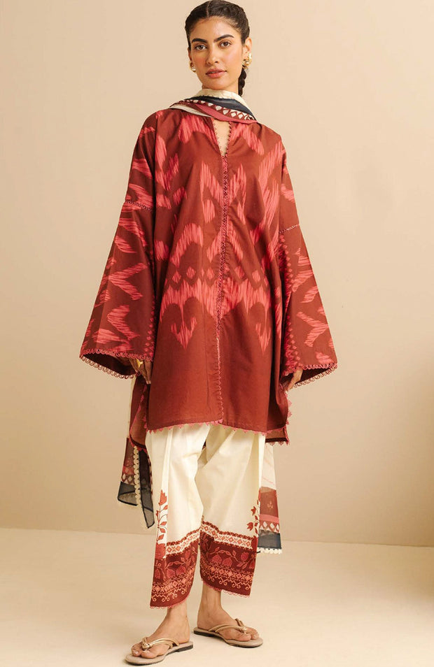 Zara_Shahjahan - Coco Prints Lawn'25 By Zara Shahjahan Printed Lawn suits unstitched 3 piece - Summer Collection - aubranz.com