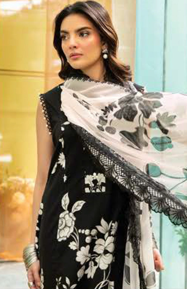 Mariab - Maria B M Basic Vol-1 Printed Lawn Suits Unstitched 3 Piece - Summer Collection - aubranz.com