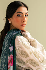 Zara_Shahjahan - Coco Prints'25 by Zara Shahjahan Printed Lawn Suit Unstitched 3 Piece - Summer Collection - aubranz.com