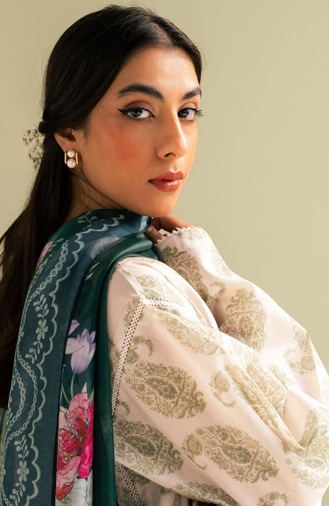 Zara_Shahjahan - Coco Prints'25 by Zara Shahjahan Printed Lawn Suit Unstitched 3 Piece - Summer Collection - aubranz.com