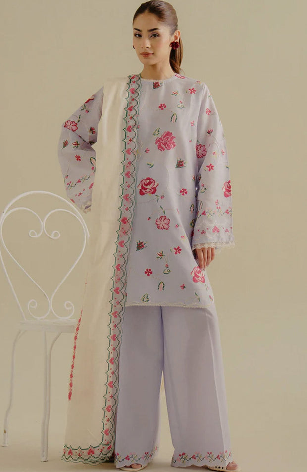 Zara_Shahjahan - Coco Lawn Drop Two'25 By Zara Shahjahan Embroidered Lawn Suits Unstitched 3 Piece - Summer Collection - aubranz.com