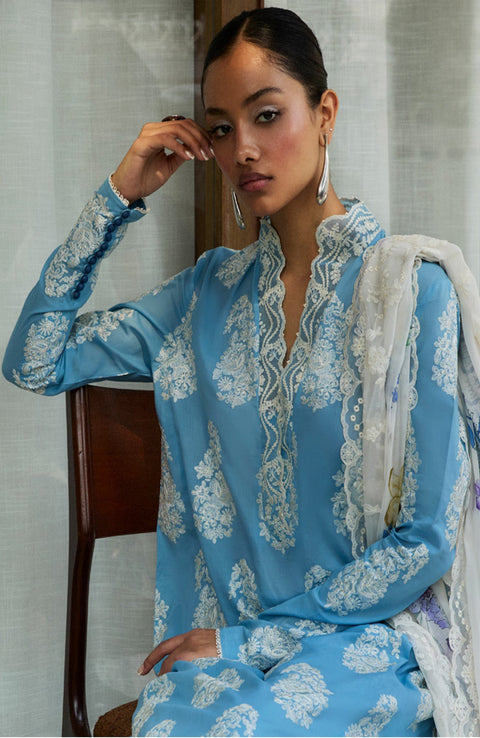 Zara_Shahjahan - Satori Lawn'25 By Zara Shahjahan Embroidered Suits Unstitched 3 Piece - Summer Collection - aubranz.com