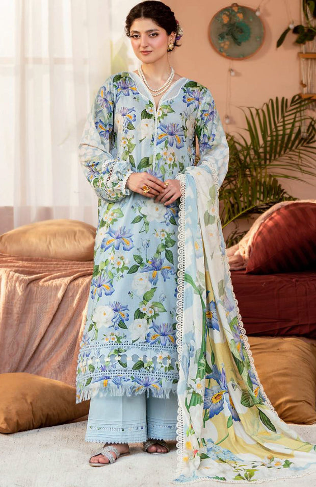 Elaf - Elaf Prints'25 Printed Lawn Suits Unstitched 3 Piece - Summer Collection - aubranz.com