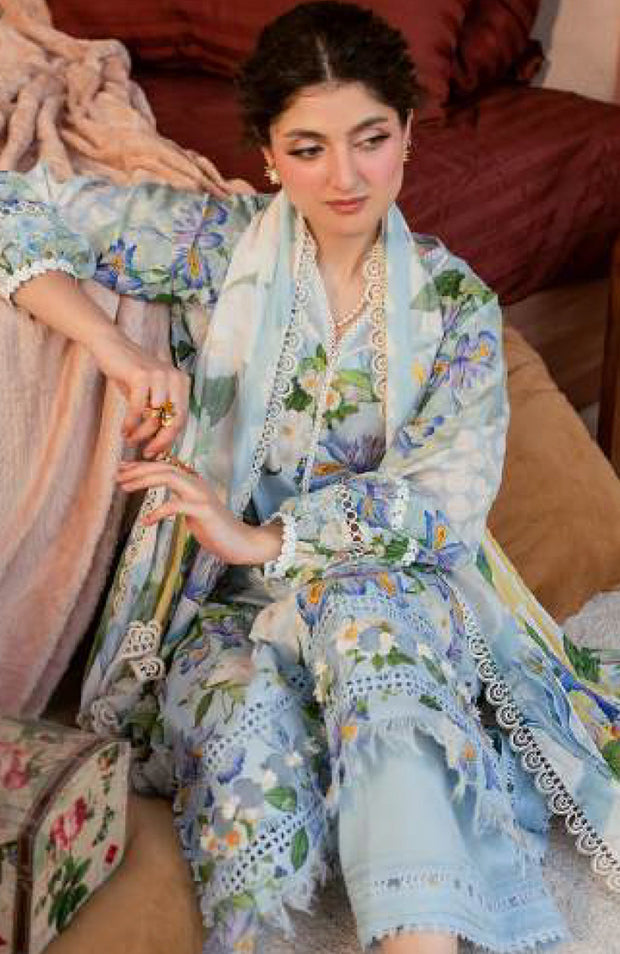 Elaf - Elaf Prints'25 Printed Lawn Suits Unstitched 3 Piece - Summer Collection - aubranz.com