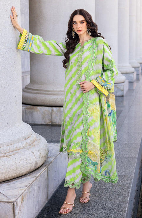 Charizma - Aghaz e Nou by Charizma Embroidered Lawn Suit Unstitched 3 Piece - Summer Collection - aubranz.com