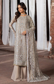 Zarif - SHEHNAI BY ZARIF EMBROIDERED NET SUITS UNSTITCHED 3 PIECE - FORMAL COLLECTION - aubranz.com
