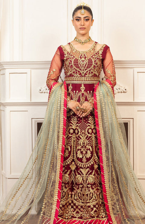 Mushq - Aura Hemline'24 By Mushq Unstitched Suit 3 Piece Formals Collection - aubranz.com