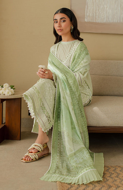 Zellbury - ZELLBURY EMBROIDERED COTTON SUITS'25 UNSTITCHED 3 PIECE - WINTER COLLECTION - aubranz.com