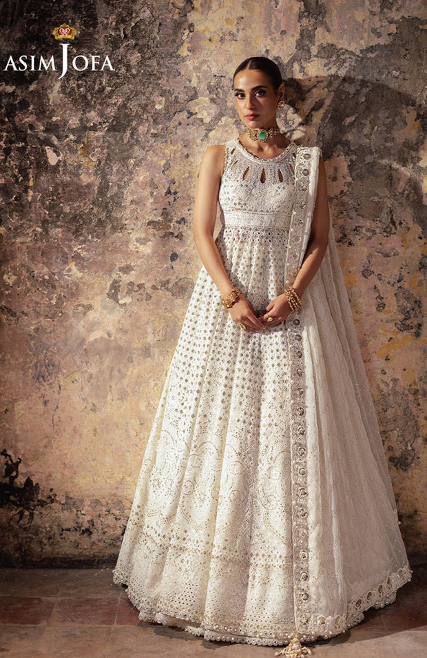 Asimjofa - Bekhudi by Asim Jofa Embroidered Suit Unstitched 3 Piece - Formal Collection - aubranz.com