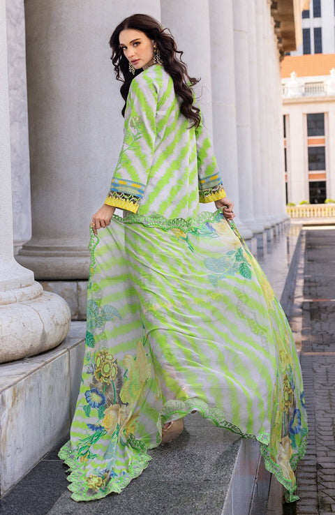 Charizma - Aghaz e Nou by Charizma Embroidered Lawn Suit Unstitched 3 Piece - Summer Collection - aubranz.com