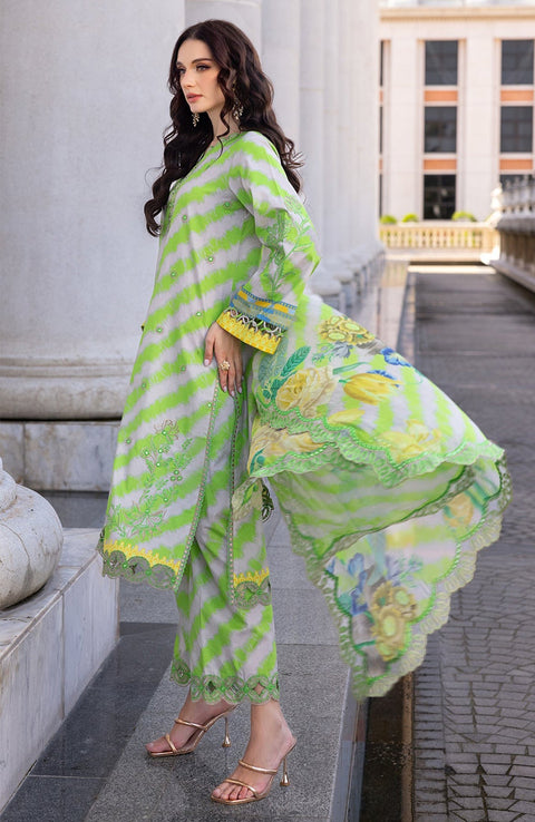 Charizma - Aghaz e Nou by Charizma Embroidered Lawn Suit Unstitched 3 Piece - Summer Collection - aubranz.com