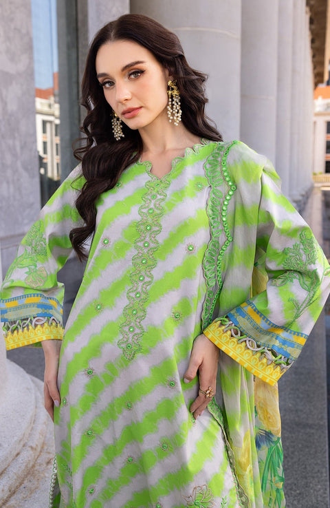 Charizma - Aghaz e Nou by Charizma Embroidered Lawn Suit Unstitched 3 Piece - Summer Collection - aubranz.com