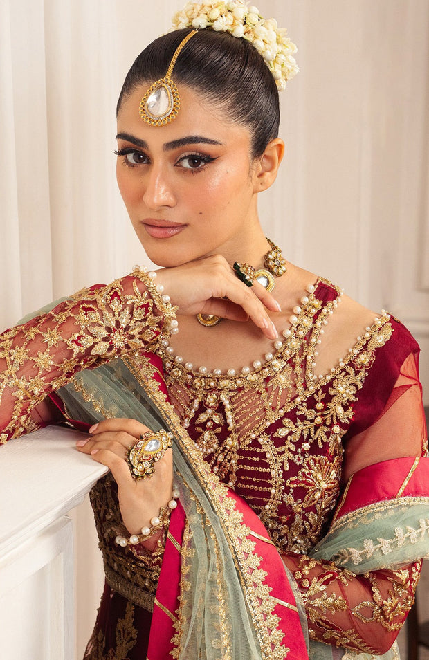 Mushq - Aura Hemline'24 By Mushq Unstitched Suit 3 Piece Formals Collection - aubranz.com