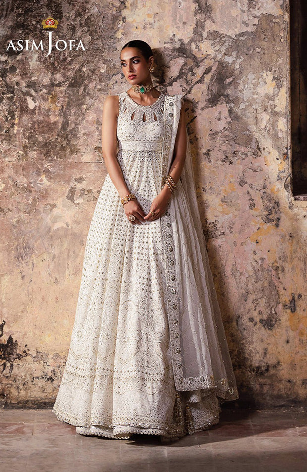 Asimjofa - Bekhudi by Asim Jofa Embroidered Suit Unstitched 3 Piece - Formal Collection - aubranz.com