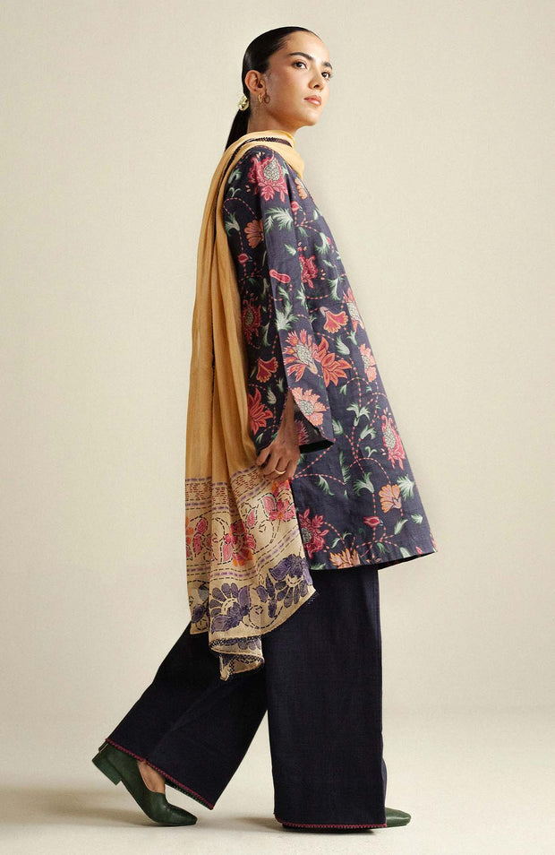 Zara_Shahjahan - Coco Prints'25 Vol-4 by Zara Shahjahan Printed Lawn Suits Unstitched 3 Piece - Summer Collection - aubranz.com