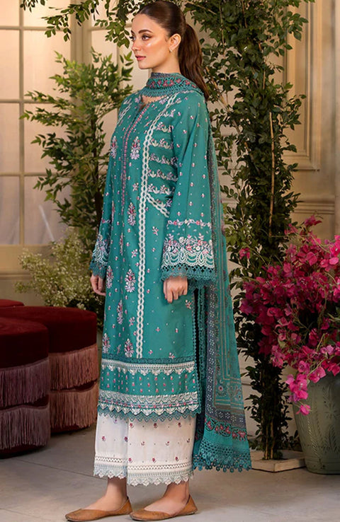 Sobia_Nazir - Sobia Nazir Vital Lawn'25 Embroidered Suits Unstitched 3 Piece - Summer Collection - aubranz.com