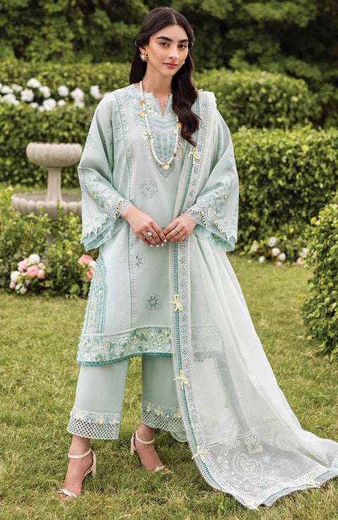 Sadaffawadkhan - Siraa Lawn'24 Vol-II By Sadaf Fawad Khan Lawn Suit Unstitched 3 Piece summer Collection - aubranz.com