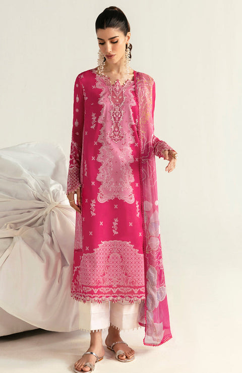 Qalamkar - Qprints by Qalamkar'25 Printed Lawn Suits Unstitched 3 Piece - Summer Collection - aubranz.com