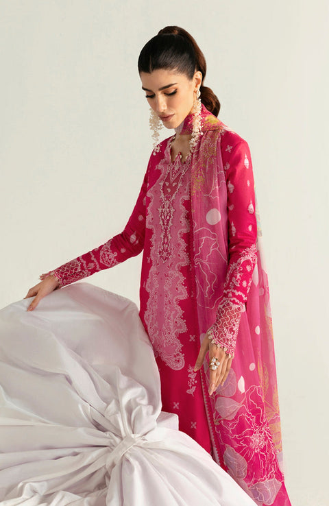 Qalamkar - Qprints by Qalamkar'25 Printed Lawn Suits Unstitched 3 Piece - Summer Collection - aubranz.com