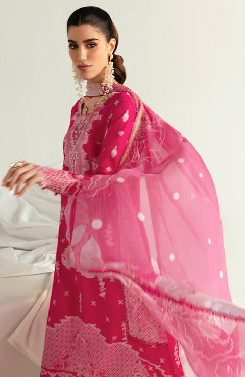 Qalamkar - Qprints by Qalamkar'25 Printed Lawn Suits Unstitched 3 Piece - Summer Collection - aubranz.com