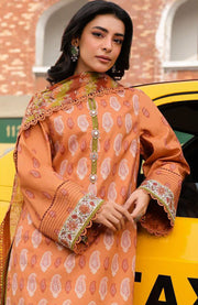 Asimjofa - Asim Jofa Eid Essentials'25 Printed Lawn Suit Unstiched 3 Piece-Summer Collection - aubranz.com