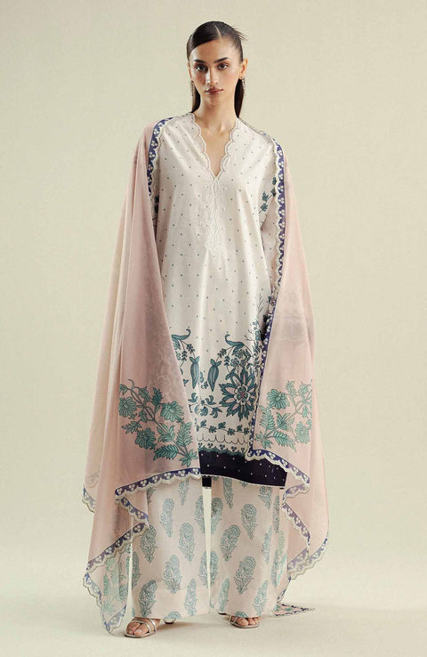 Zara_Shahjahan - Coco Prints'25 Vol-4 by Zara Shahjahan Printed Lawn Suits Unstitched 3 Piece - Summer Collection - aubranz.com