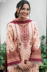 Asimjofa - Asim Jofa Lawn'25 Printed Suits Unstitched 3 Piece - Summer Collection - aubranz.com