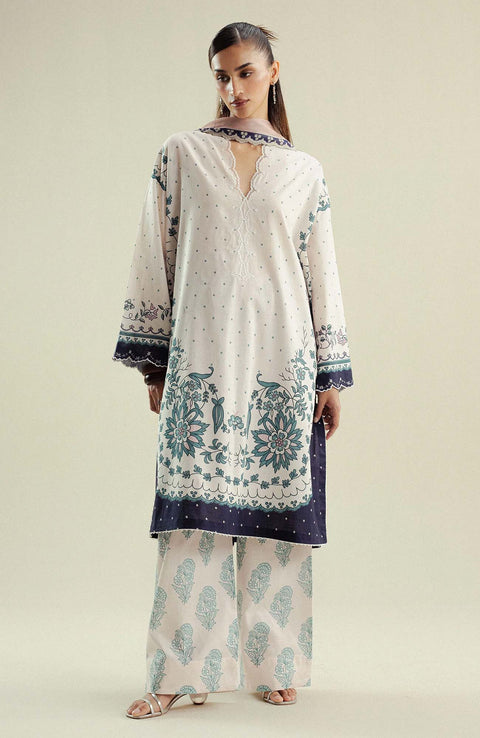 Zara_Shahjahan - Coco Prints'25 Vol-4 by Zara Shahjahan Printed Lawn Suits Unstitched 3 Piece - Summer Collection - aubranz.com