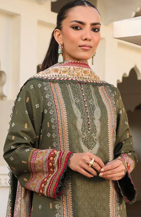 Asimjofa - Asim Jofa Eid Essentials'25 Printed Lawn Suit Unstiched 3 Piece-Summer Collection - aubranz.com