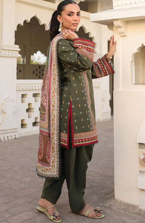 Asimjofa - Asim Jofa Eid Essentials'25 Printed Lawn Suit Unstiched 3 Piece-Summer Collection - aubranz.com