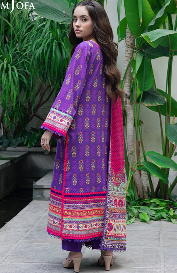 Asimjofa - Asim Jofa Lawn'25 Printed Suits Unstitched 3 Piece - Summer Collection - aubranz.com