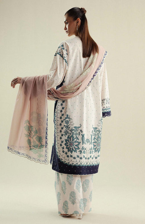 Zara_Shahjahan - Coco Prints'25 Vol-4 by Zara Shahjahan Printed Lawn Suits Unstitched 3 Piece - Summer Collection - aubranz.com