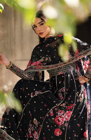 Xenia - Rumi Luxe'25 By Xenia Embroidered Chiffon Suit Unstitched 3 piece - Formal Collection - aubranz.com