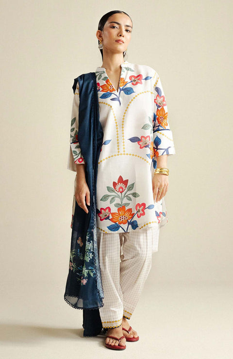 Zara_Shahjahan - Coco Prints'25 Vol-4 by Zara Shahjahan Printed Lawn Suits Unstitched 3 Piece - Summer Collection - aubranz.com
