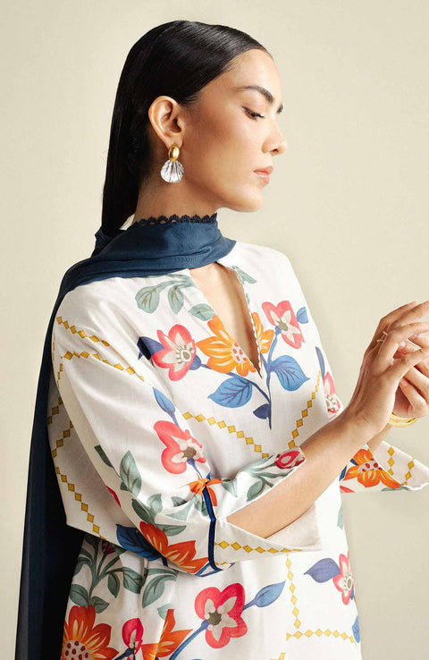 Zara_Shahjahan - Coco Prints'25 Vol-4 by Zara Shahjahan Printed Lawn Suits Unstitched 3 Piece - Summer Collection - aubranz.com