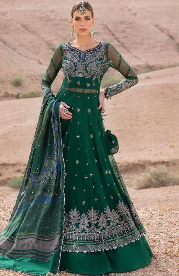 Mariab - Maria B Voyage a'Luxe x Morocco Luxury Lawn'25 Embroidered Suits Unstitched 3 Piece - Summer Collection - aubranz.com