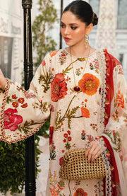 Mariab - MPrint Eid Edit'25 By Maria B Embroidered Lawn Suits Unstitched 3 Piece - Summer Collection - aubranz.com