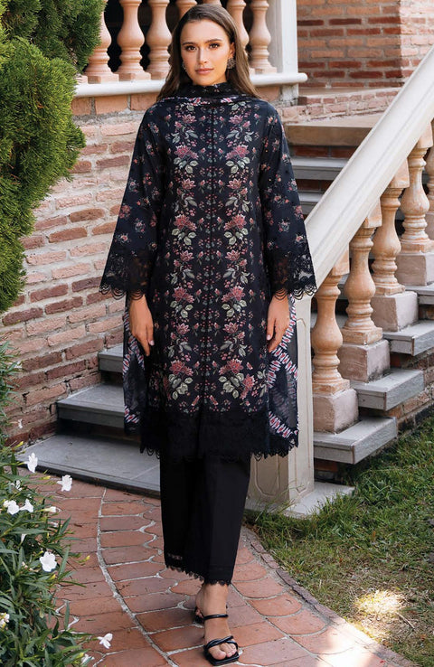 Afrozeh - Afrozeh Damask Lawn'25 Embroidered Suits Unstitched 3 Piece - Summer Collection - aubranz.com