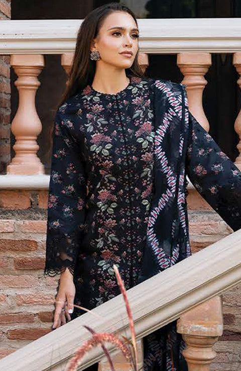 Afrozeh - Afrozeh Damask Lawn'25 Embroidered Suits Unstitched 3 Piece - Summer Collection - aubranz.com