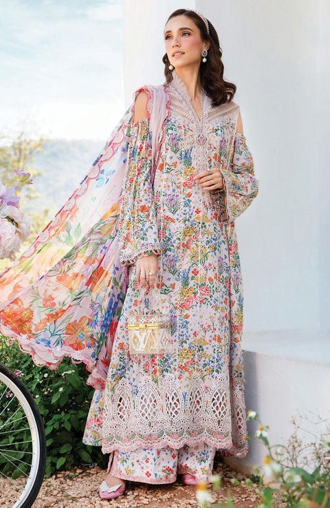 Mariab - Mprints By Maria B Embroidered Lawn Suits Unstitched 3 Piece - Summer Collection - aubranz.com