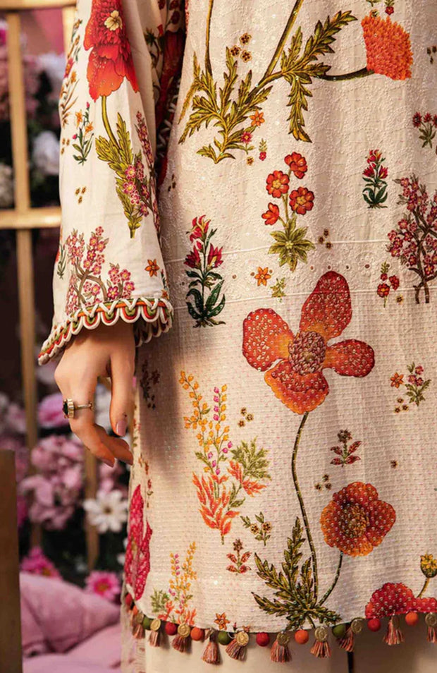 Mariab - MPrint Eid Edit'25 By Maria B Embroidered Lawn Suits Unstitched 3 Piece - Summer Collection - aubranz.com