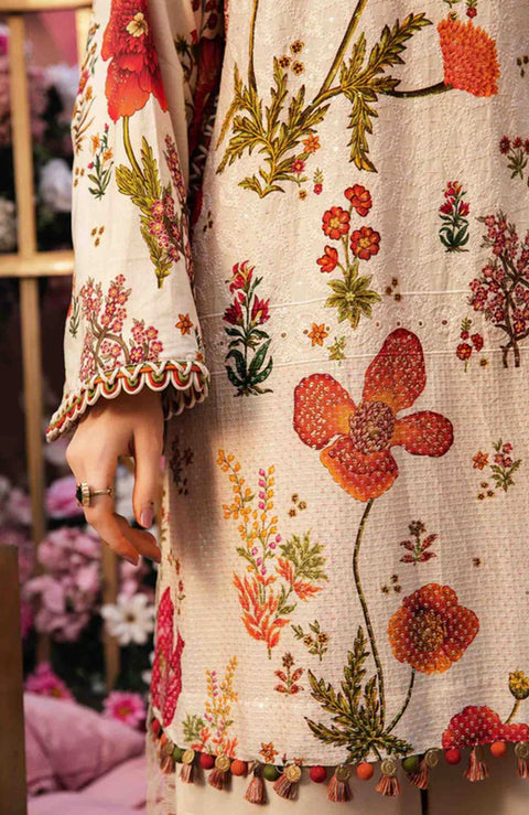 Mariab - MPrint Eid Edit'25 By Maria B Embroidered Lawn Suits Unstitched 3 Piece - Summer Collection - aubranz.com