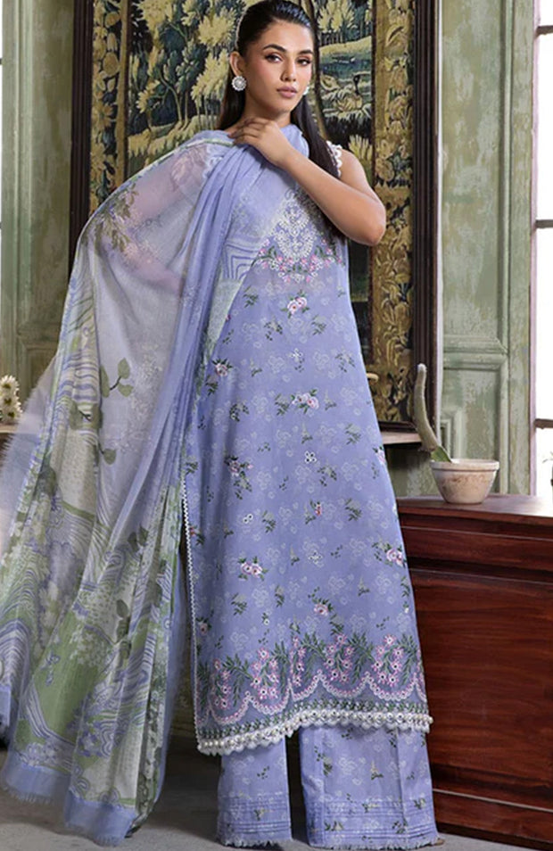 Sobia_Nazir - Sobia Nazir Vital'25 Vol 2 Embroidered Lawn Suits Unstitched 3 Piece - Summer Collection - aubranz.com