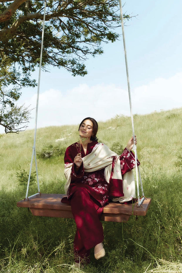 Zara_Shahjahan - COCO WINTER COLLECTION'24 BY ZARA SHAHJAHAN 3 PIECE UNSTITCHED WINTER COLLECTION - aubranz.com