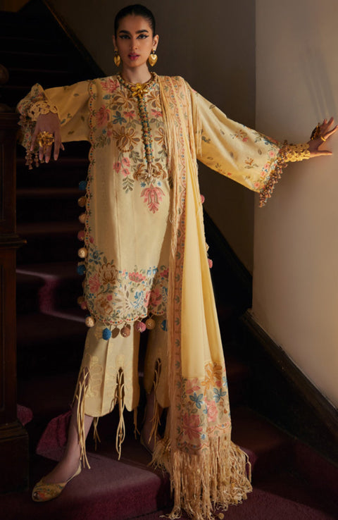 Elan - Elan Lawn'25 Embroidered Lawn Suits Unstitched 3 Piece - Summer Collection - aubranz.com