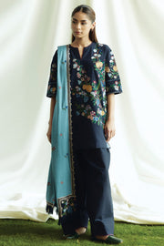 Zara_Shahjahan - COCO WINTER COLLECTION'24 BY ZARA SHAHJAHAN 3 PIECE UNSTITCHED WINTER COLLECTION - aubranz.com