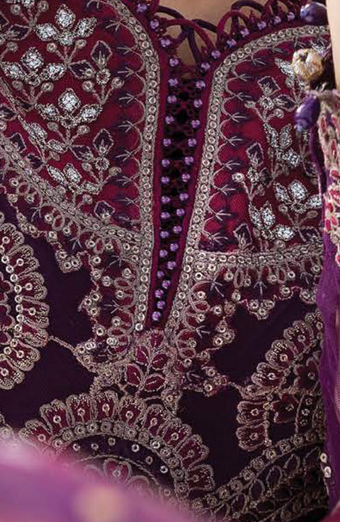 Mariab - Maria B Voyage a'Luxe x Morocco Luxury Lawn'25 Embroidered Suits Unstitched 3 Piece - Summer Collection - aubranz.com