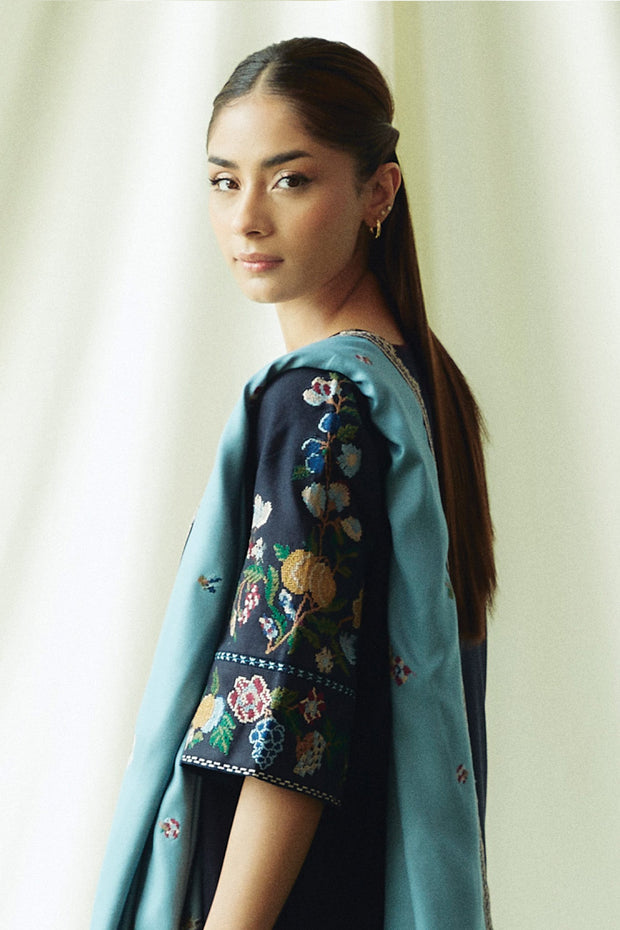 Zara_Shahjahan - COCO WINTER COLLECTION'24 BY ZARA SHAHJAHAN 3 PIECE UNSTITCHED WINTER COLLECTION - aubranz.com