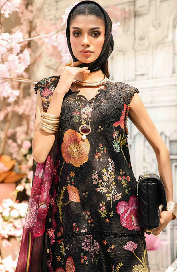 Mariab - MPrint Eid Edit'25 By Maria B Embroidered Lawn Suits Unstitched 3 Piece - Summer Collection - aubranz.com