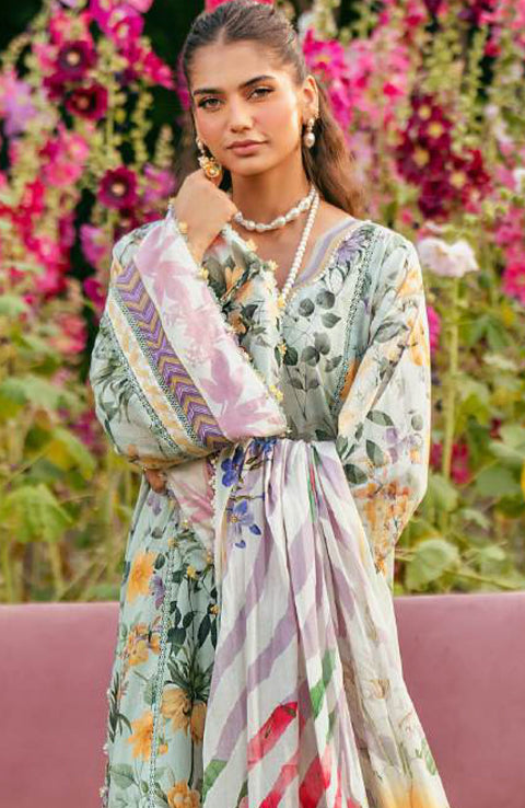 Elaf - Elaf Prints'25 Printed Lawn Suits Unstitched 3 Piece - Summer Collection - aubranz.com
